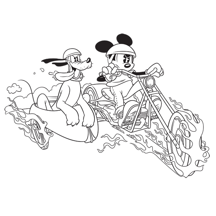 Mickey & Pluto | Mary A. Rappazzo • 1 Eye Art & Design, LLC